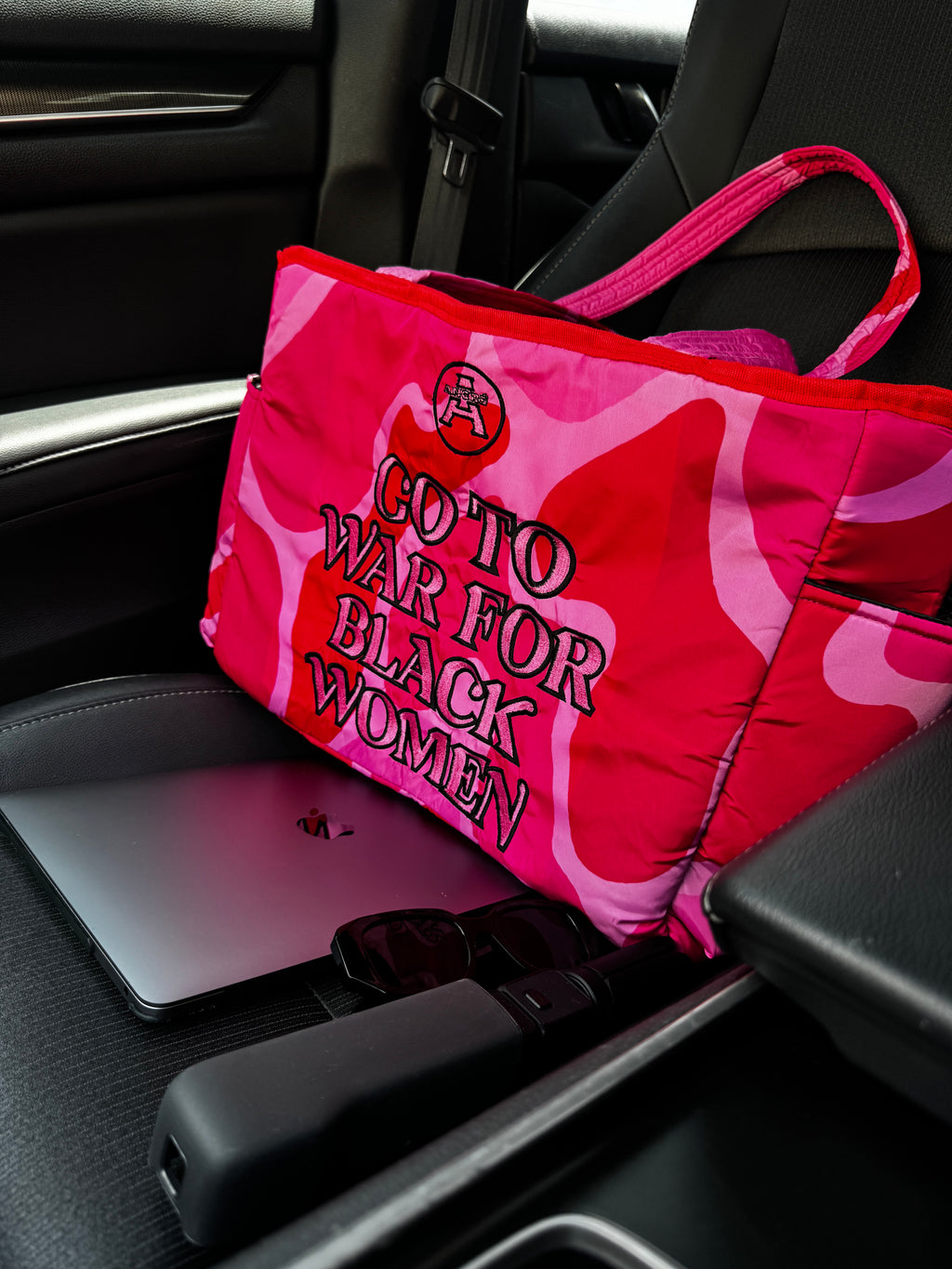 "WAR TOTE BAG" Strawberry JAM Camo