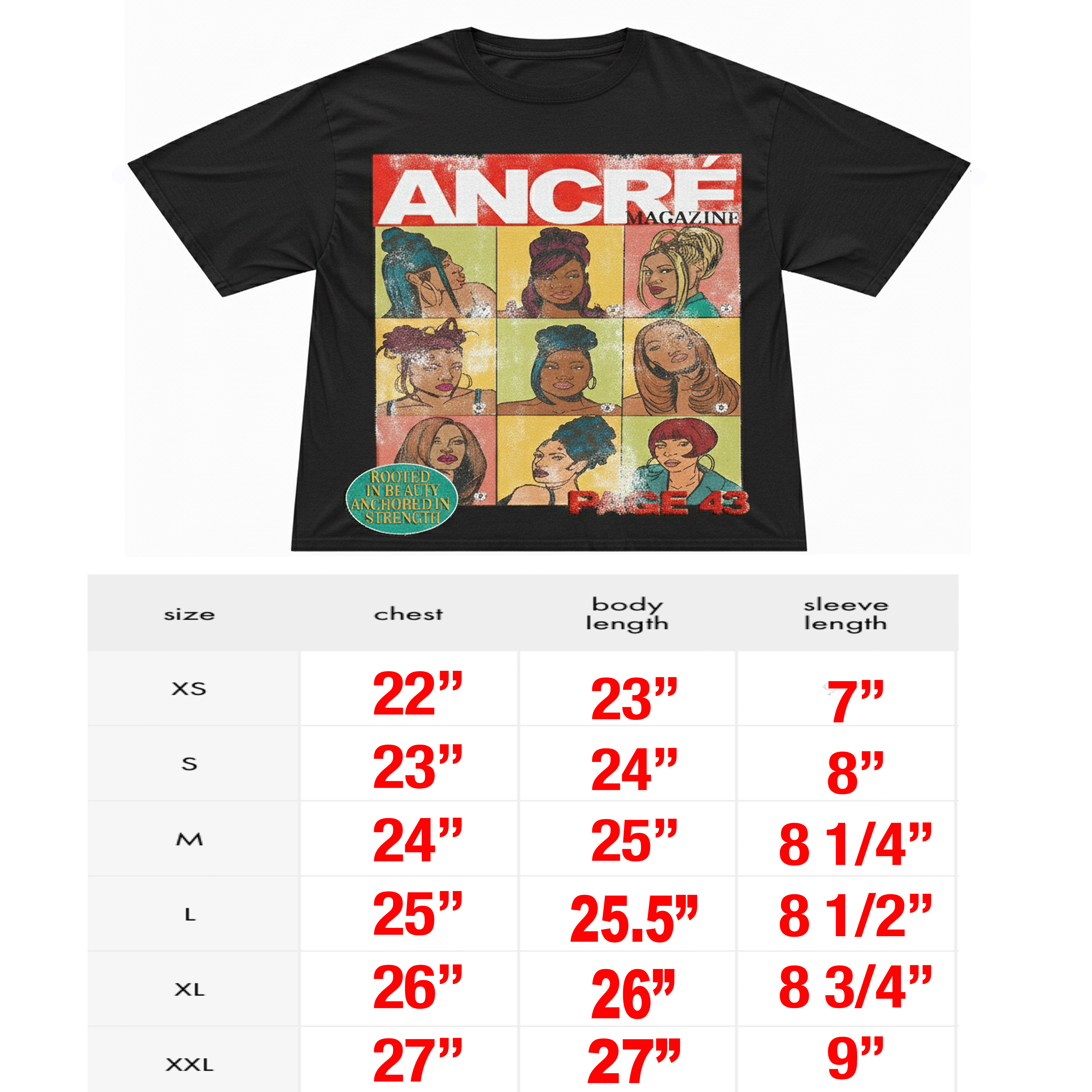 Ancre magazine black