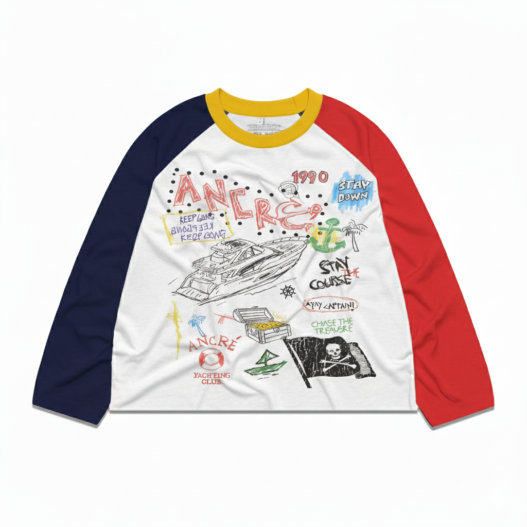 Yacht Sketch "Crayola" Tee