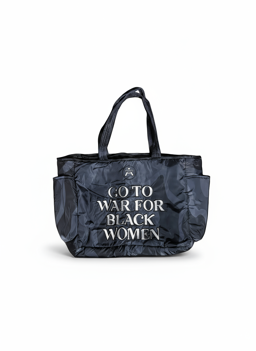 "War Tote Bag" Black is Beautiful