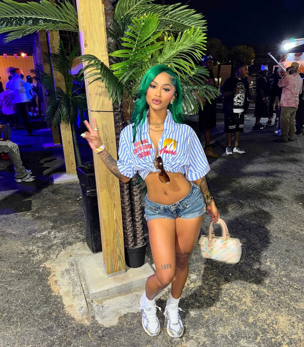 Marina Sunset Button Down