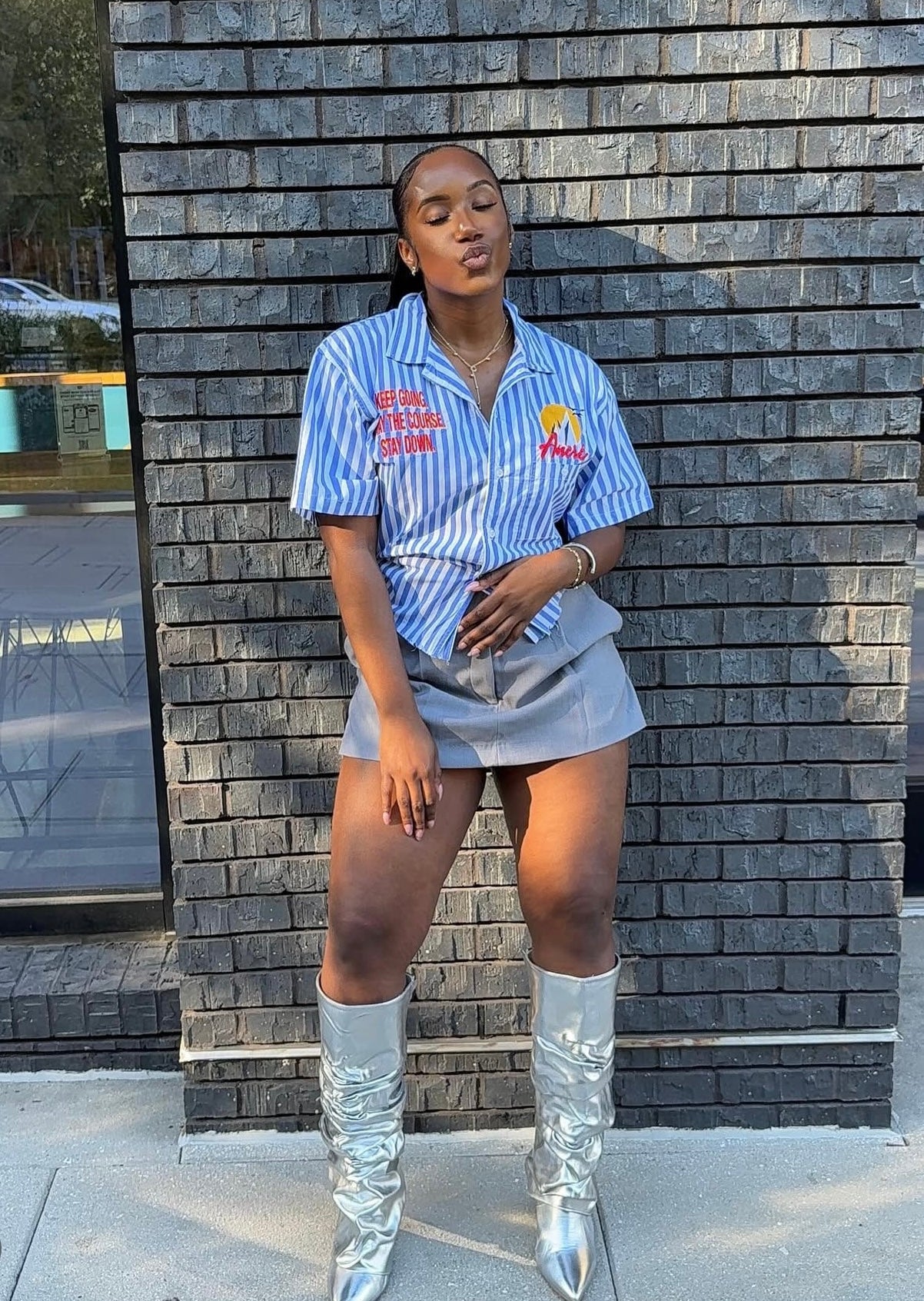 Marina Sunset Button Down