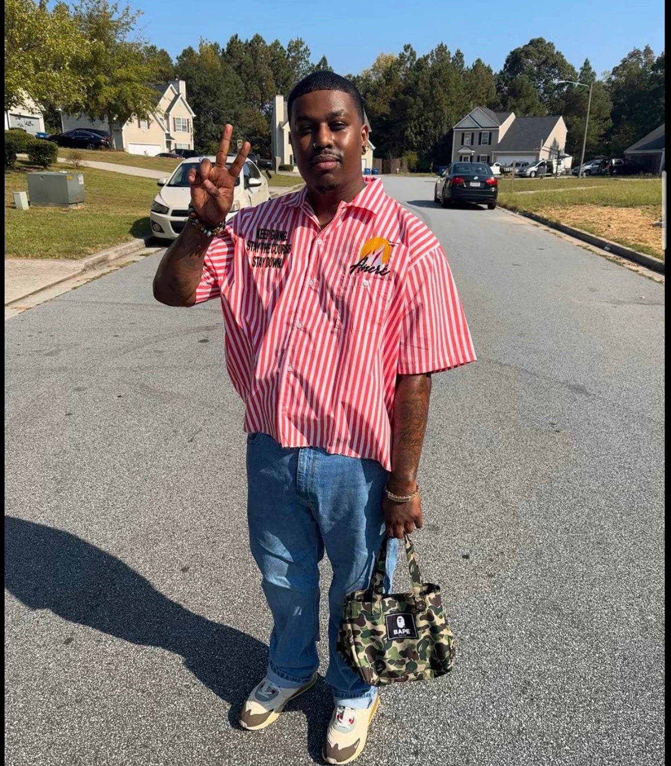 Marina Sunrise Button Down