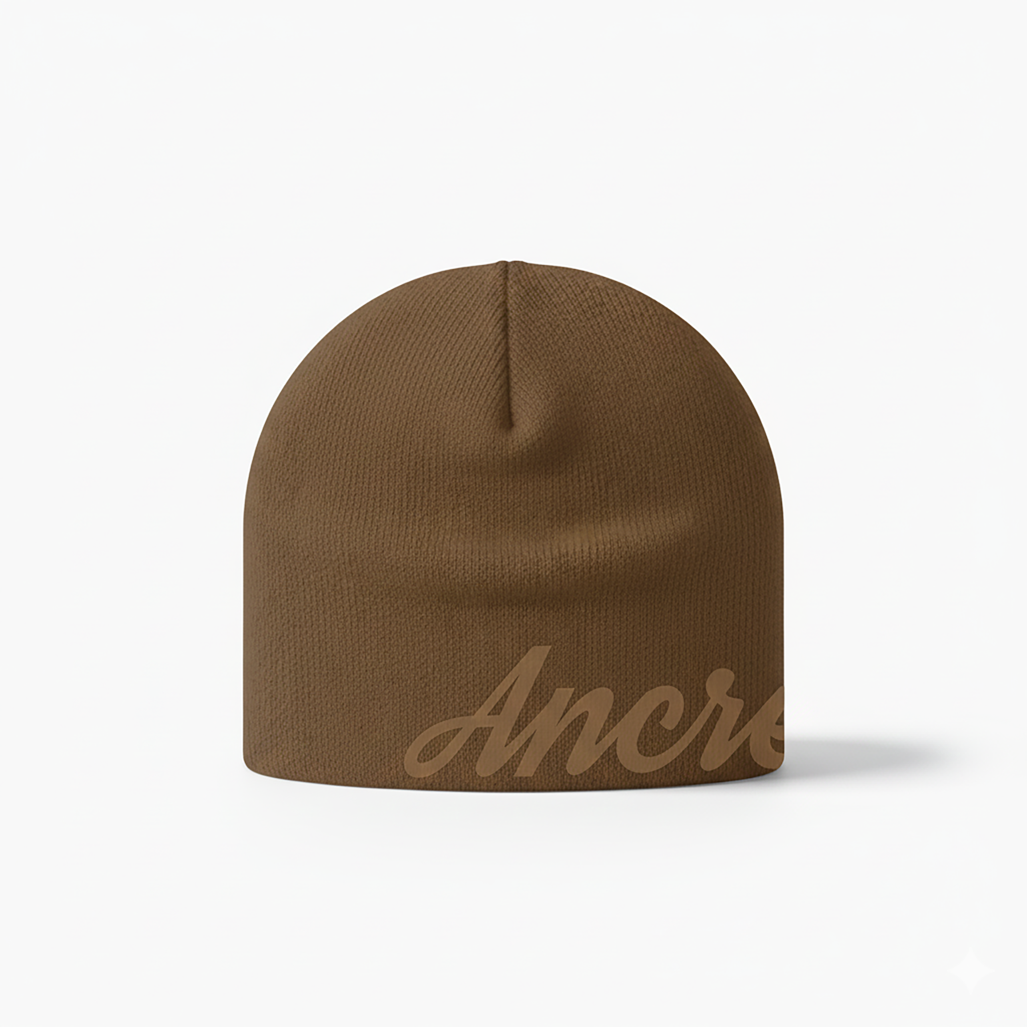 "Signature Beanie" Brown