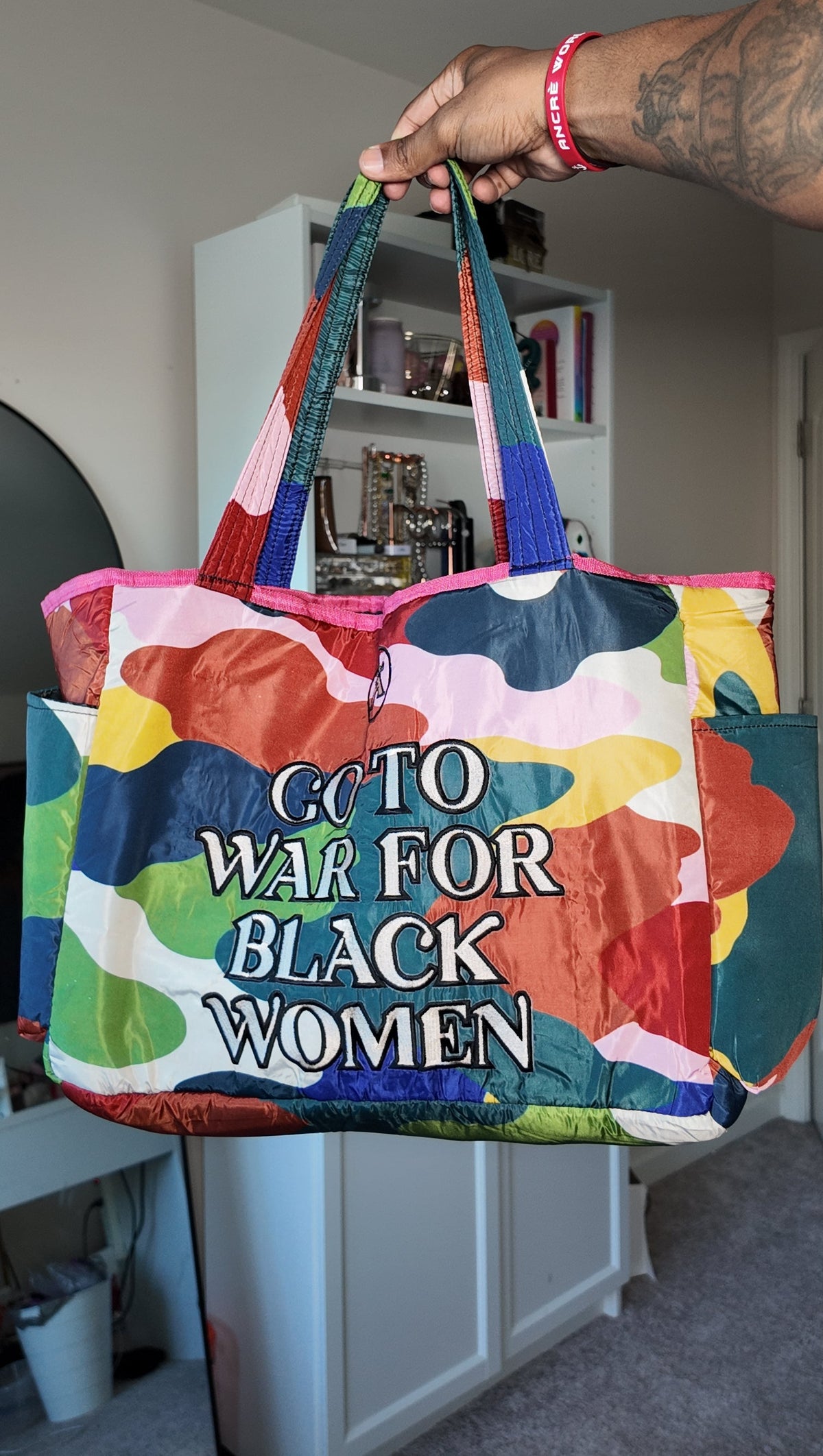 “TRAIL MIX” WAR TOTE BAG