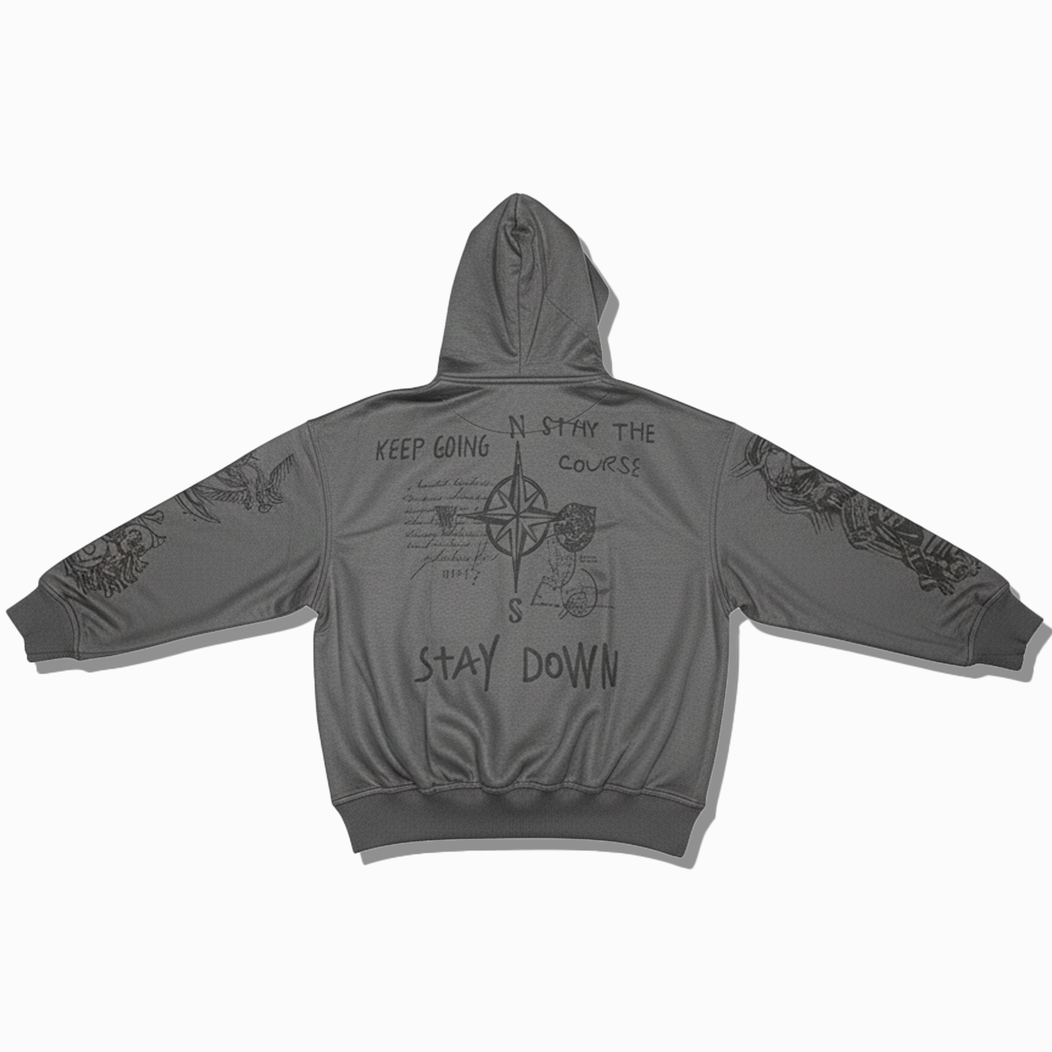 "The Compass is your Guide" Grey