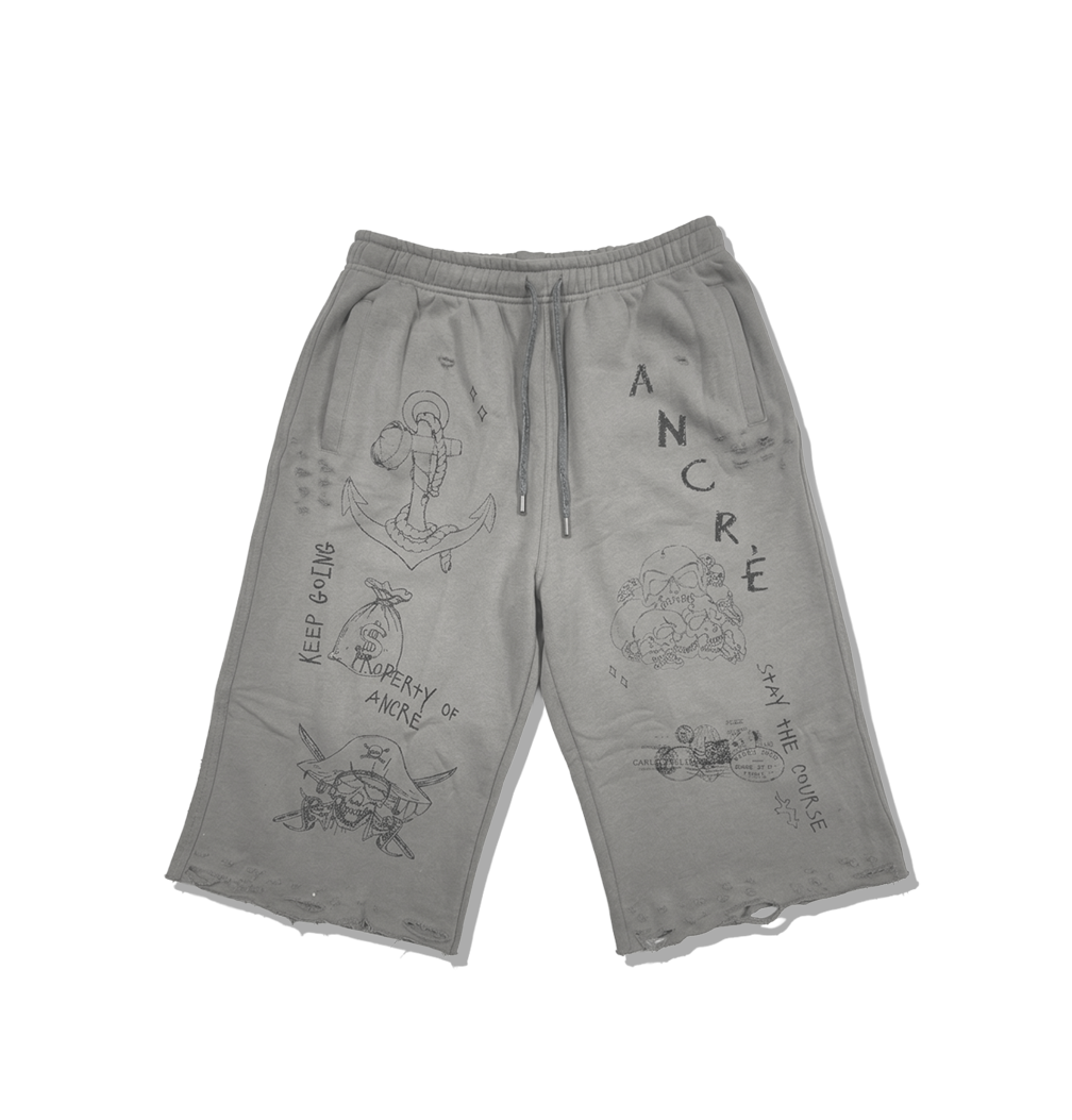 3/4 "Sketch Shorts"